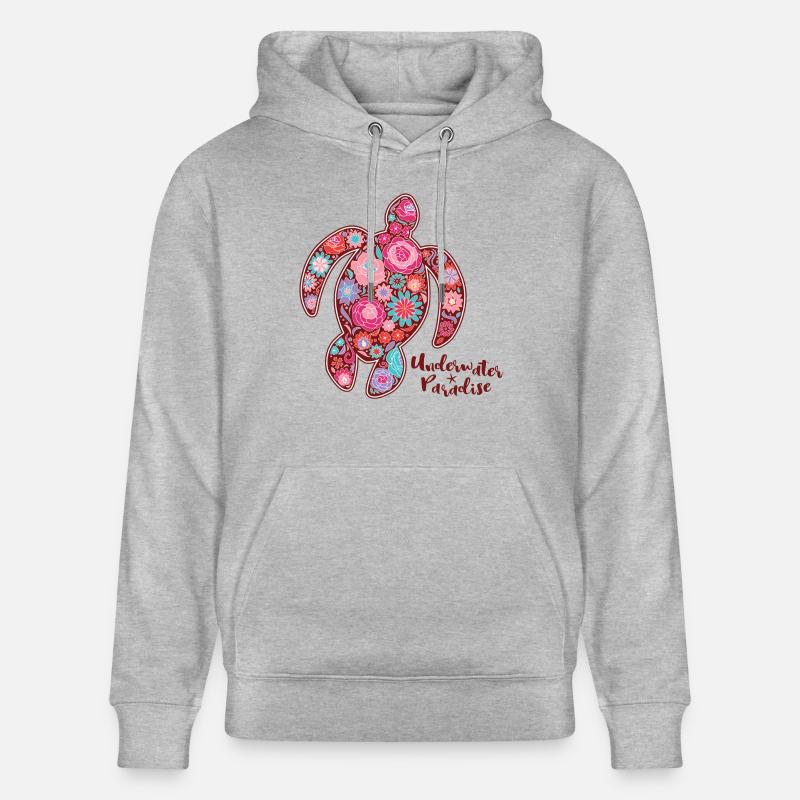 Underwater Paradise Plongée - Sweat à capuche bio CRUISER Stanley/Stella Unisexe - gris chiné