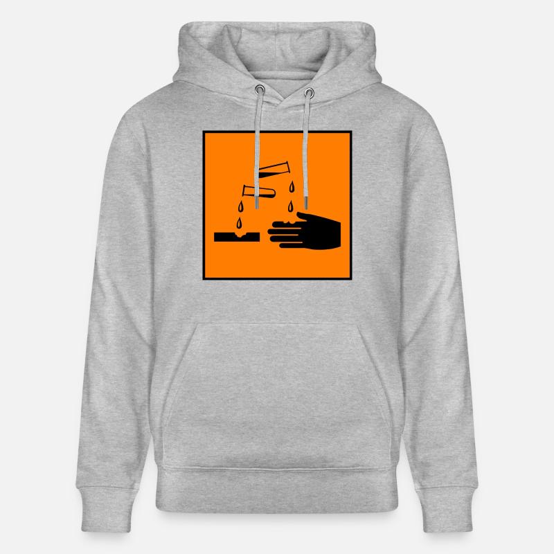 corrosif! - Sweat à capuche bio CRUISER Stanley/Stella Unisexe - gris chiné