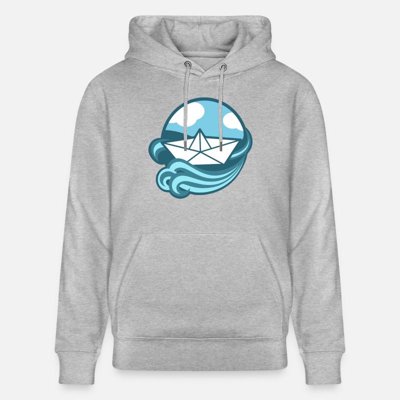 Expédier le monde - Sweat à capuche bio CRUISER Stanley/Stella Unisexe - gris chiné