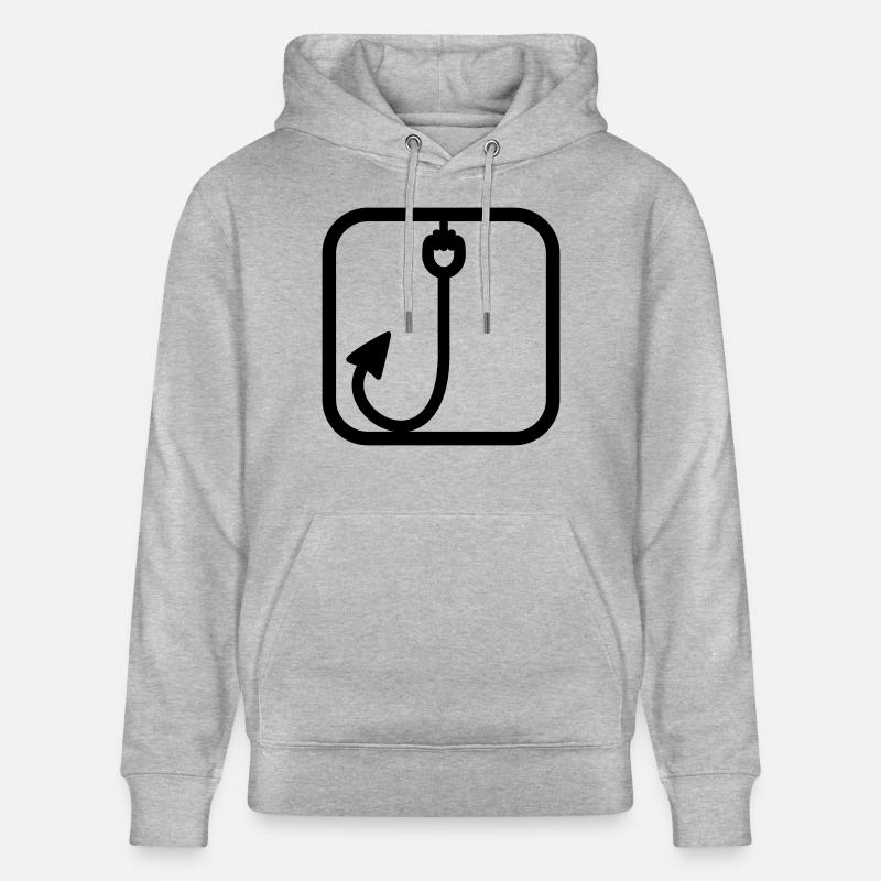 Fishing Sport - Sudadera con capucha ecológica unisex CRUISER de Stanley/Stella - gris jaspeado