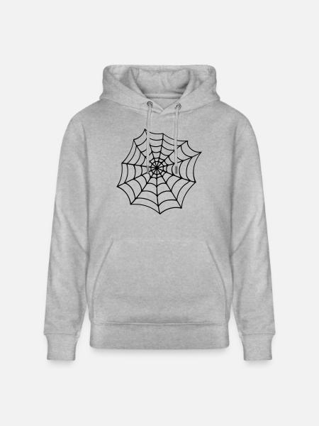 seitti hämähäkinseitit ristikon - Stanley/Stella CRUISER unisex luomuhuppari - harmaasävyinen