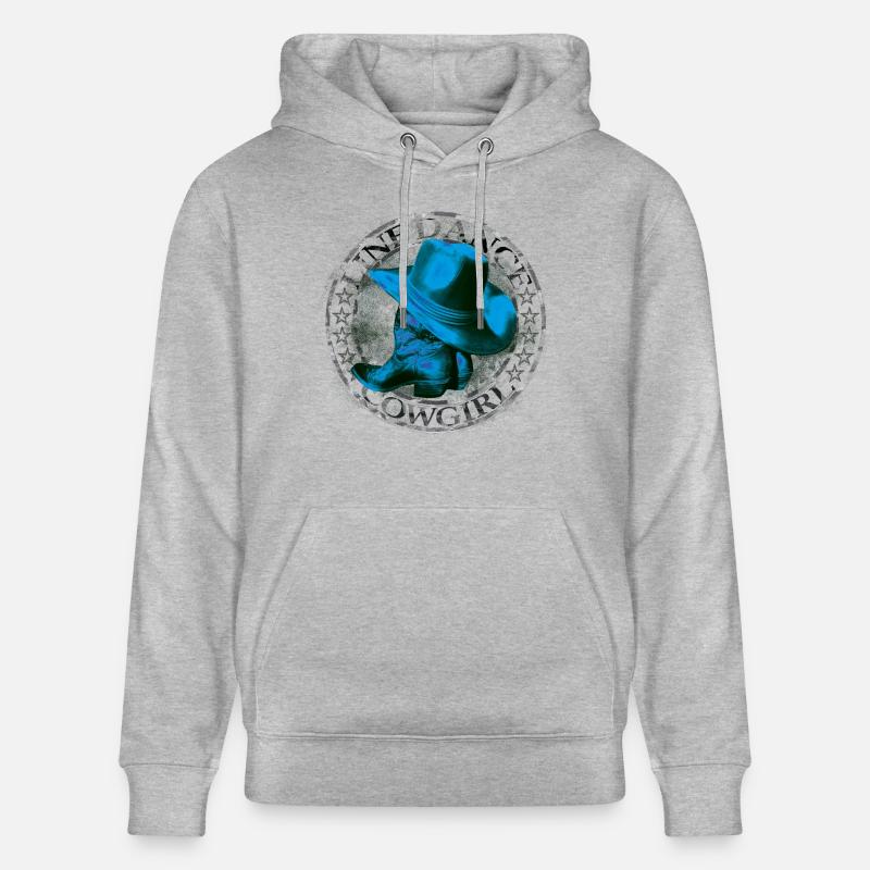 kl_linedance26a - Stanley/Stella Unisex Bio-Hoodie CRUISER  - Grau meliert