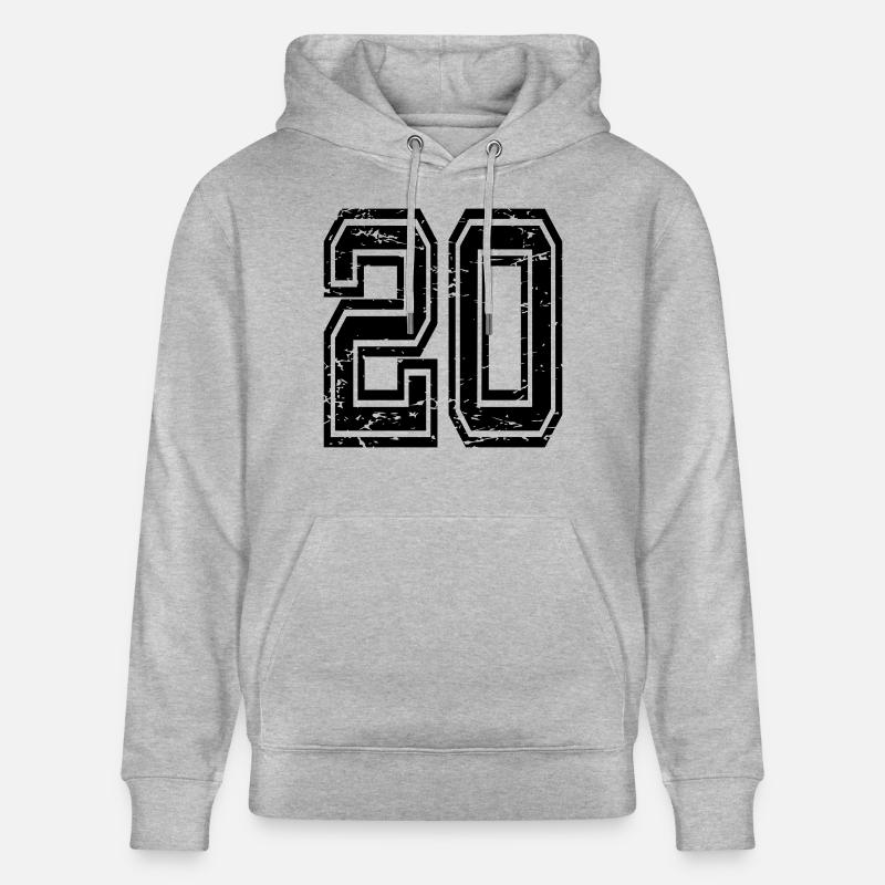 20 Denizli look utilisé - Sweat à capuche bio CRUISER Stanley/Stella Unisexe - gris chiné