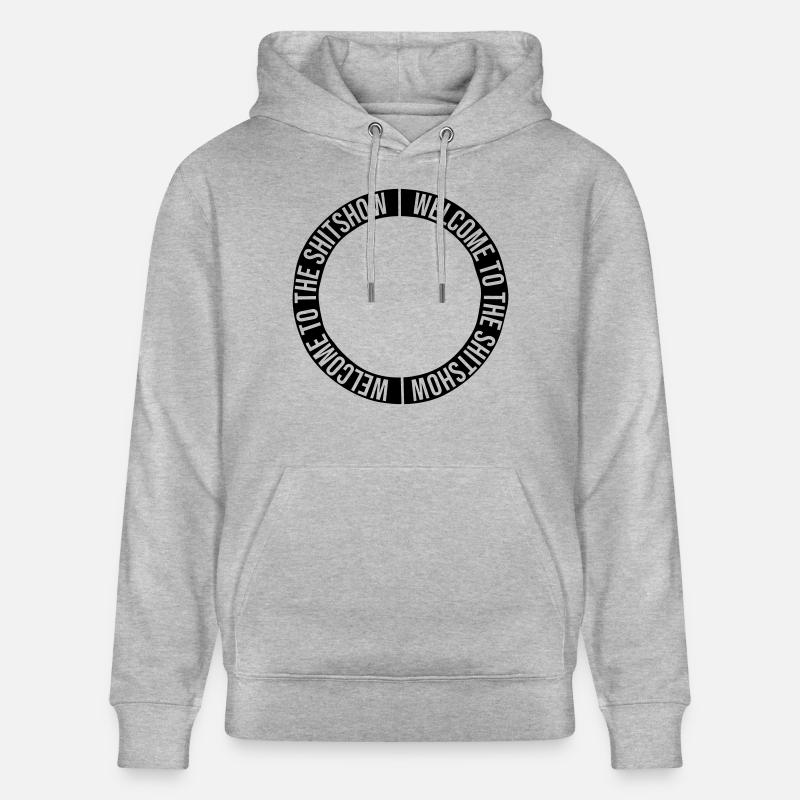 Ring Circle Shitshow - Sweat à capuche bio CRUISER Stanley/Stella Unisexe - gris chiné