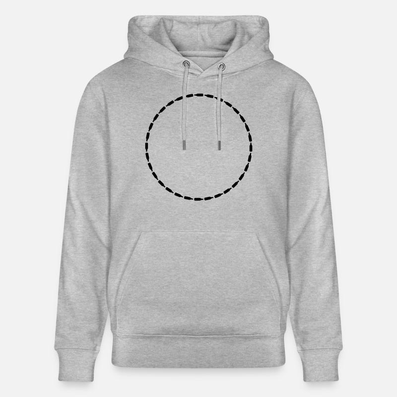 Bouteilles de bière Circle Frame - Sweat à capuche bio CRUISER Stanley/Stella Unisexe - gris chiné