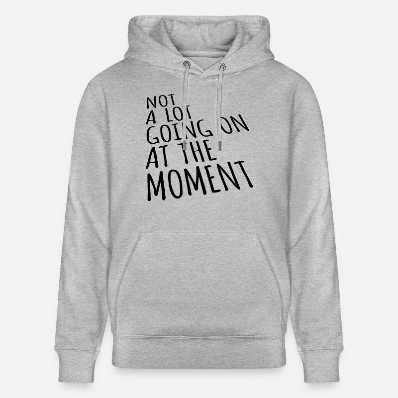 Not much going on - Stanley/Stella Unisex Bio-Hoodie CRUISER  - Grau meliert