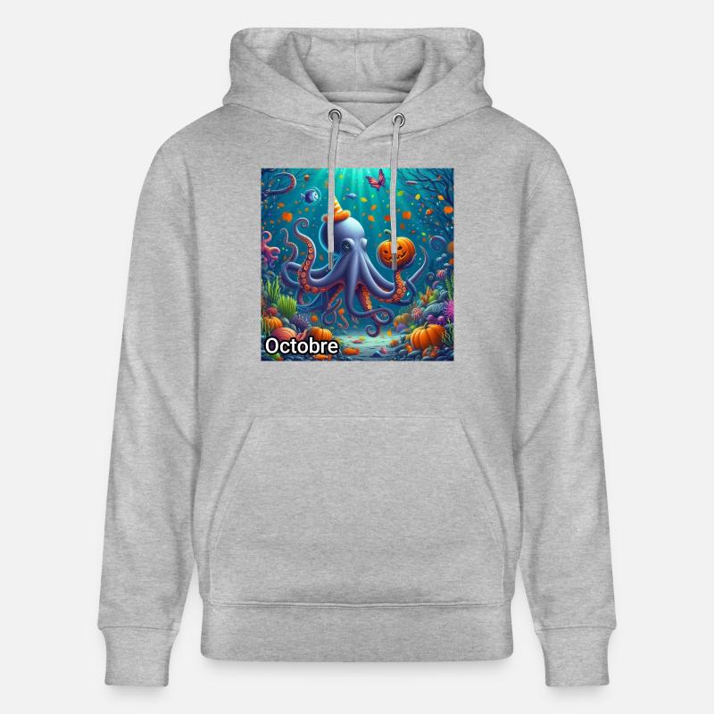 OCT - Sweat à capuche bio CRUISER Stanley/Stella Unisexe - gris chiné