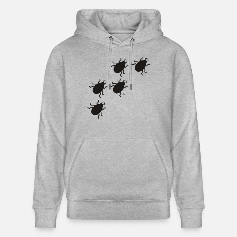 Käfer - Sweat à capuche bio CRUISER Stanley/Stella Unisexe - gris chiné