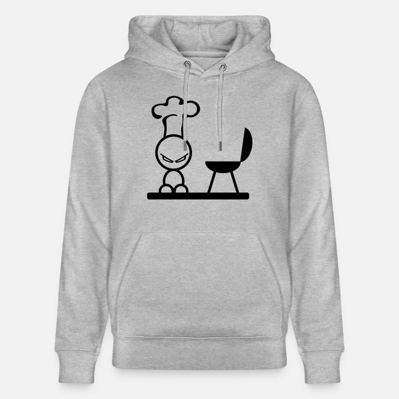 griller - Sweat à capuche bio CRUISER Stanley/Stella Unisexe - gris chiné