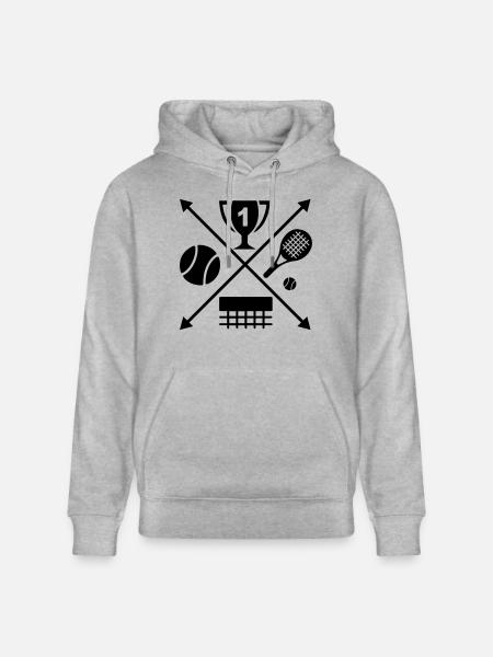 tennis - Stanley/Stella CRUISER Unisex Organic Hoodie - heather grey