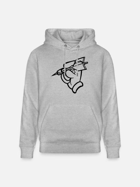 Dart - Stanley/Stella Unisex Bio-Hoodie CRUISER - Grau meliert