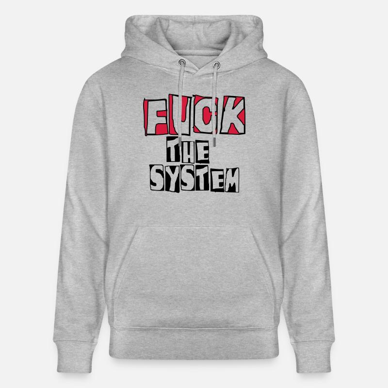 baiser le système - Sweat à capuche bio CRUISER Stanley/Stella Unisexe - gris chiné