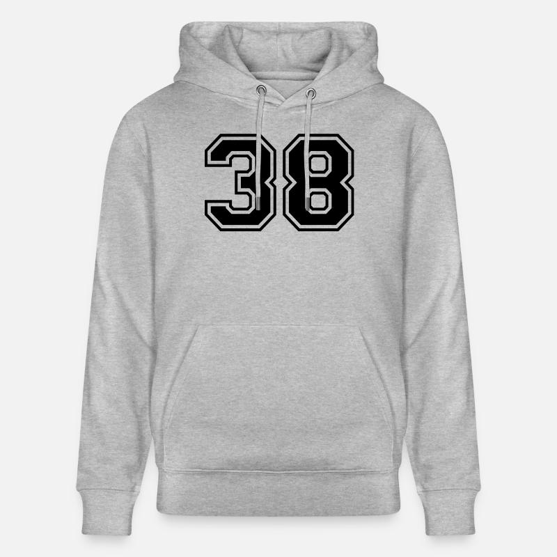 38 - Sweat à capuche bio CRUISER Stanley/Stella Unisexe - gris chiné