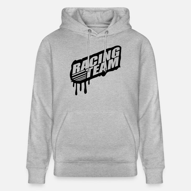 Racing Team Graffiti timbre - Sweat à capuche bio CRUISER Stanley/Stella Unisexe - gris chiné