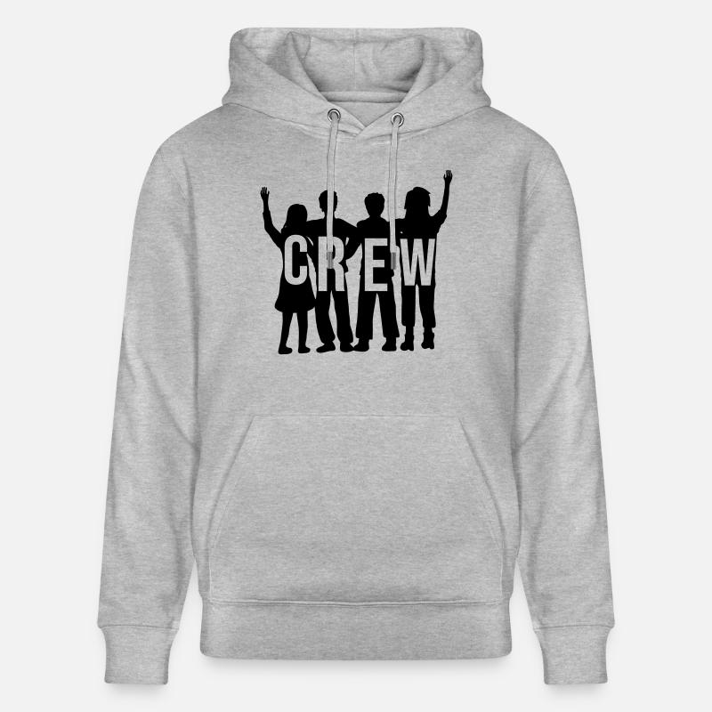 Silhouette de l’équipe - Sweat à capuche bio CRUISER Stanley/Stella Unisexe - gris chiné