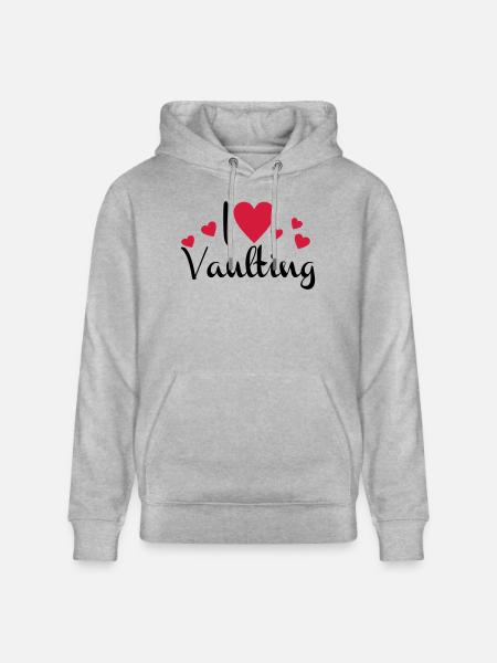 vaulting - Stanley/Stella CRUISER Unisex Organic Hoodie - heather grey