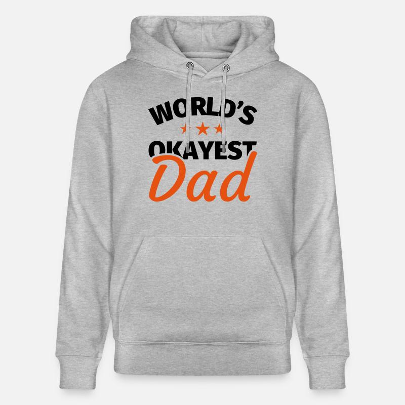 Le cadeau du père - Sweat à capuche bio CRUISER Stanley/Stella Unisexe - gris chiné