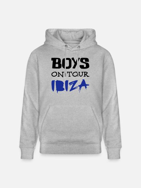 Ibiza - Stanley/Stella Unisex Bio-Hoodie CRUISER - Grau meliert