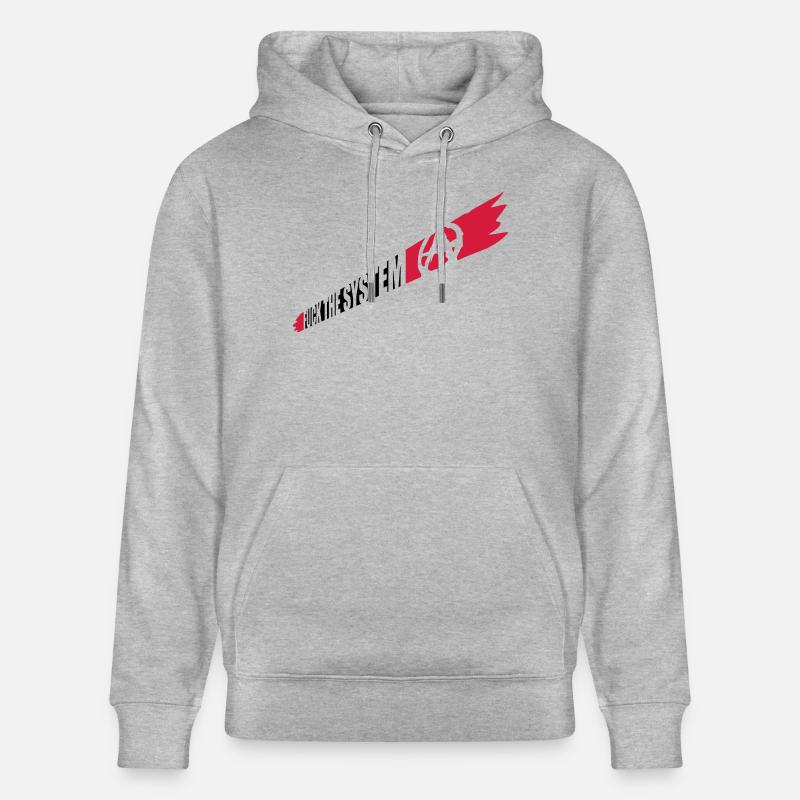 Anarchie Baise le système - Sweat à capuche bio CRUISER Stanley/Stella Unisexe - gris chiné