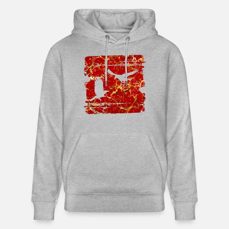 rabe e 232 - Sweat à capuche bio CRUISER Stanley/Stella Unisexe - gris chiné