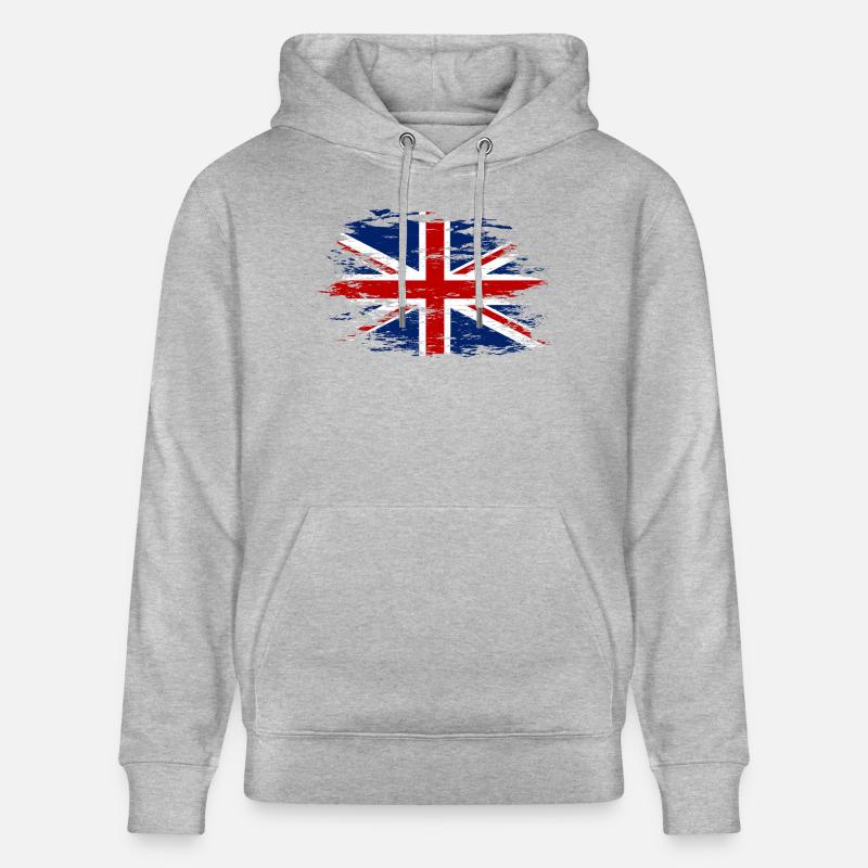 Angleterre utilisé - Sweat à capuche bio CRUISER Stanley/Stella Unisexe - gris chiné