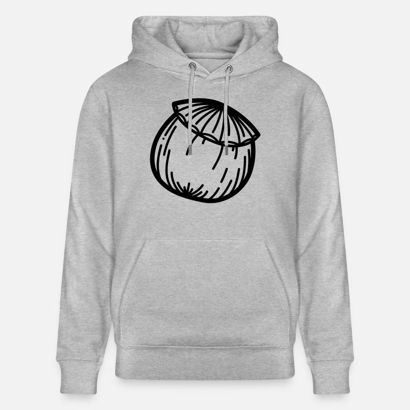 Fleur de pavot - Sweat à capuche bio CRUISER Stanley/Stella Unisexe - gris chiné