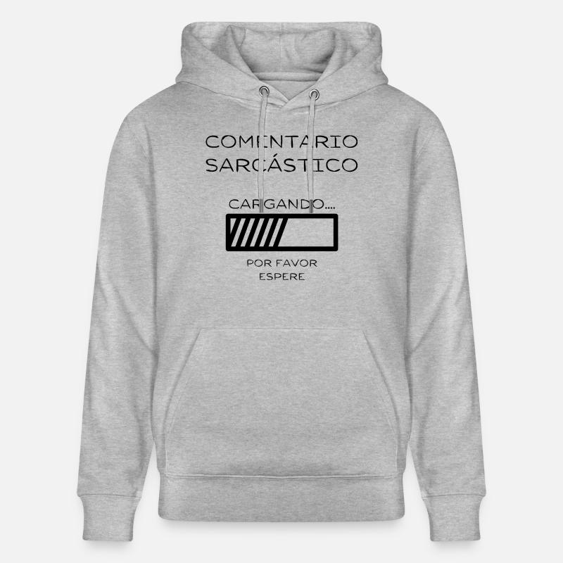 Loading: Sarkastischer Kommentar in Arbeit - Stanley/Stella Unisex Bio-Hoodie CRUISER  - Grau meliert