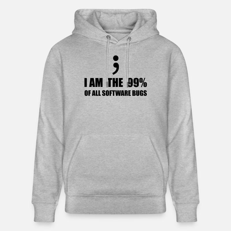 Informatiker, Programmierer - Stanley/Stella Unisex Bio-Hoodie CRUISER  - Grau meliert