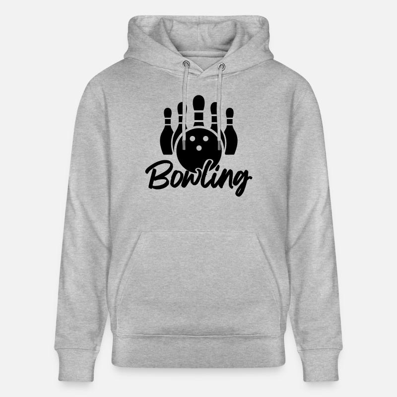 bowling - Sweat à capuche bio CRUISER Stanley/Stella Unisexe - gris chiné