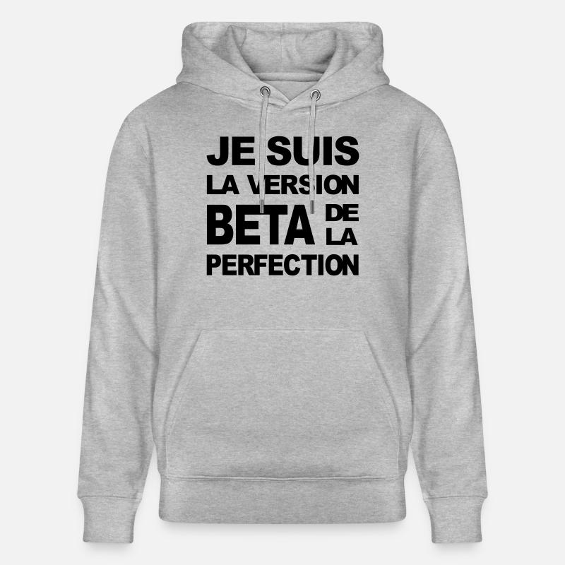 version beta perfection - Sweat à capuche bio CRUISER Stanley/Stella Unisexe - gris chiné