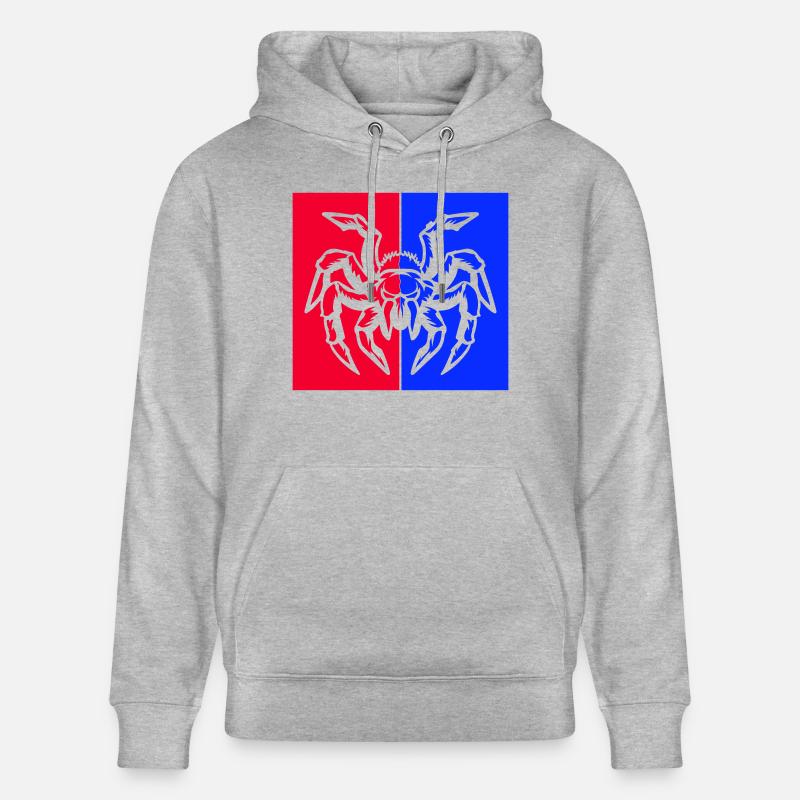 araignée araignée - Sweat à capuche bio CRUISER Stanley/Stella Unisexe - gris chiné
