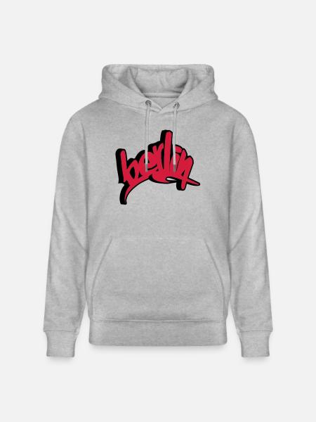 berlin - Stanley/Stella Unisex Bio-Hoodie CRUISER  - Grau meliert