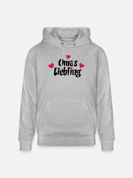 nan - Stanley/Stella CRUISER Unisex Organic Hoodie - heather grey