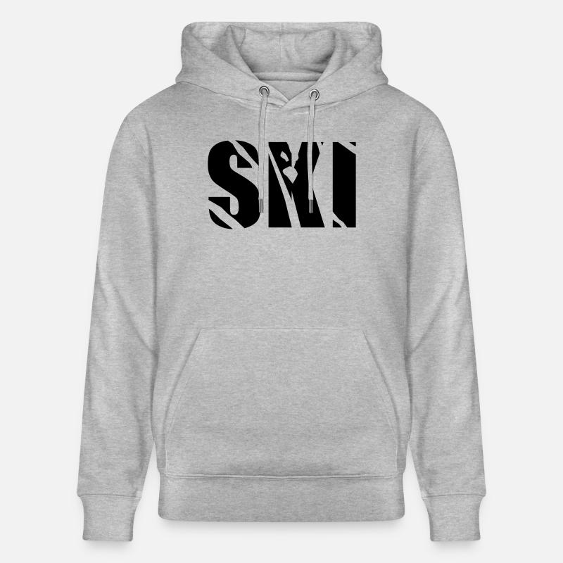 ski - Sweat à capuche bio CRUISER Stanley/Stella Unisexe - gris chiné