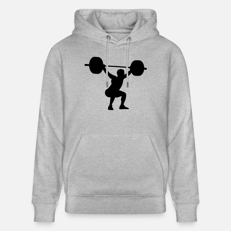 Haltérophile - Sweat à capuche bio CRUISER Stanley/Stella Unisexe - gris chiné