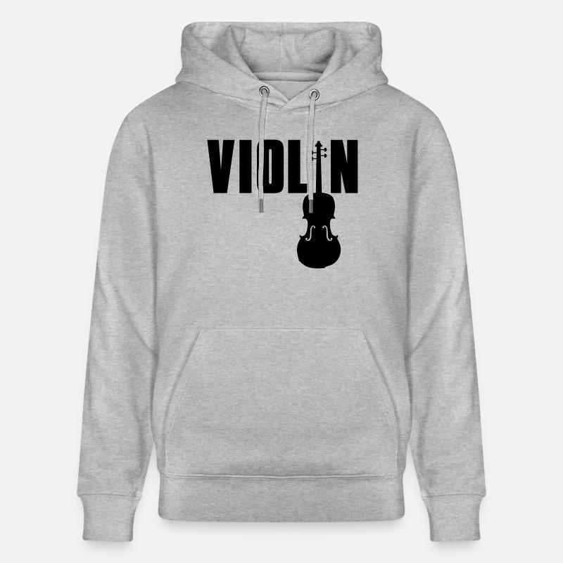violin - Sweat à capuche bio CRUISER Stanley/Stella Unisexe - gris chiné