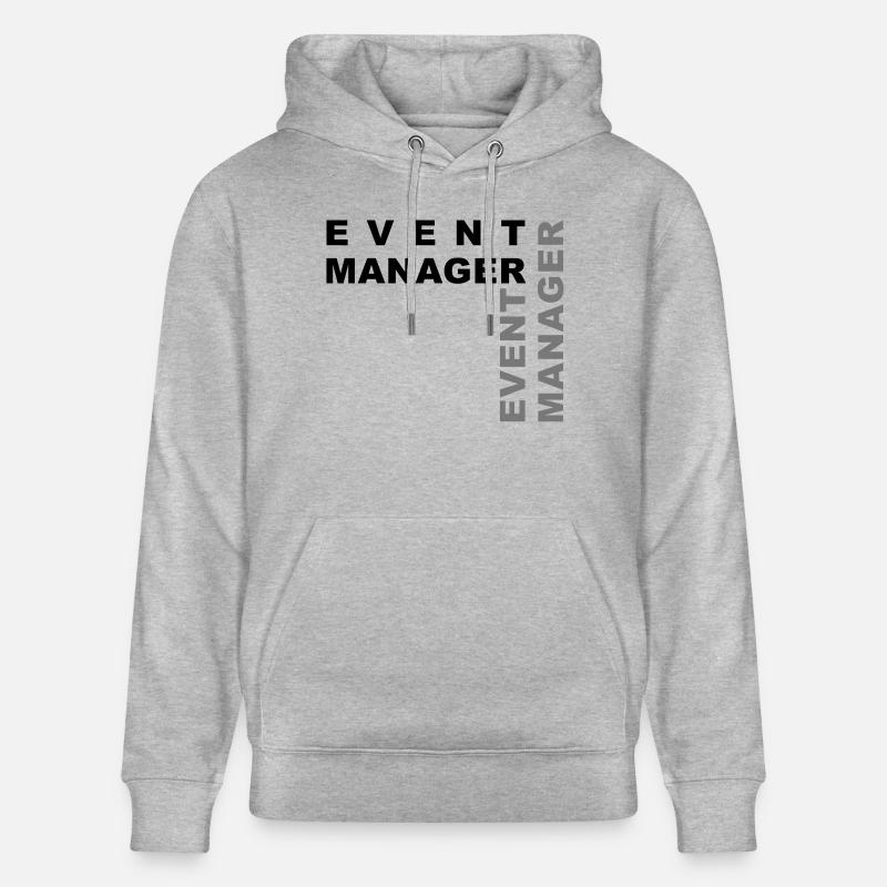 Eventmanager - V2 - Sweat à capuche bio CRUISER Stanley/Stella Unisexe - gris chiné