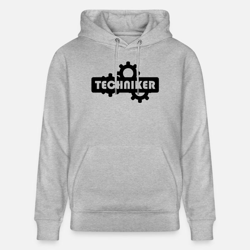 technicien - Sweat à capuche bio CRUISER Stanley/Stella Unisexe - gris chiné