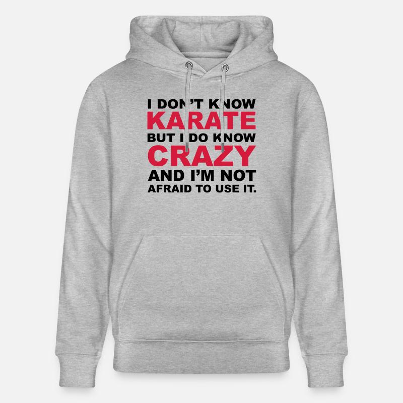 Crazy - Sweat à capuche bio CRUISER Stanley/Stella Unisexe - gris chiné