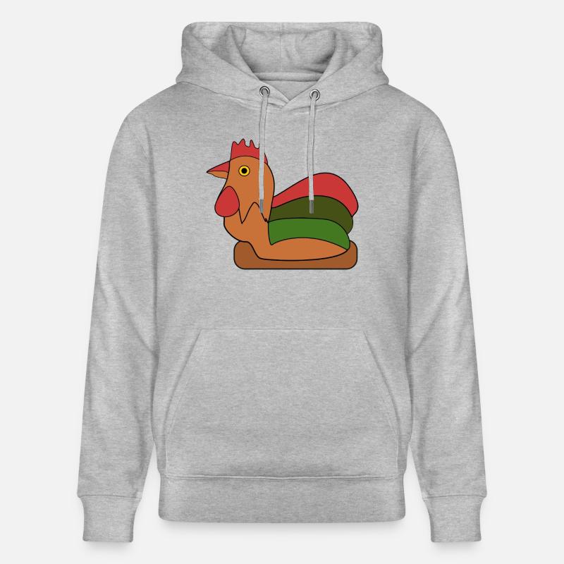 Fier coq - Sweat à capuche bio CRUISER Stanley/Stella Unisexe - gris chiné