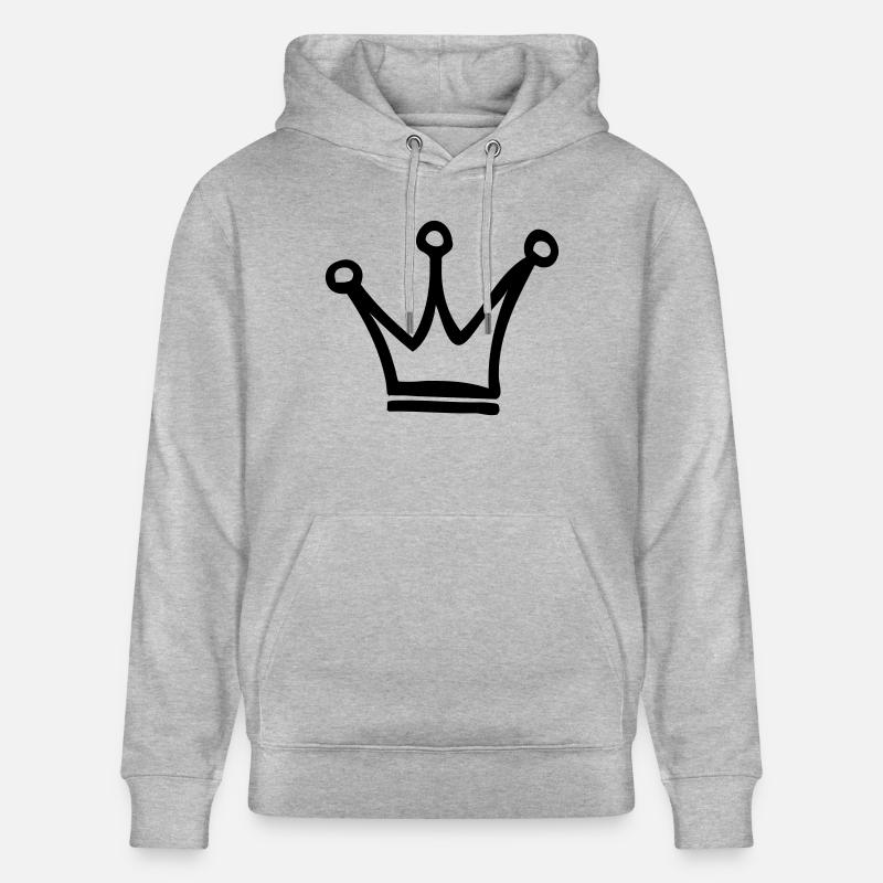 couronne - Sweat à capuche bio CRUISER Stanley/Stella Unisexe - gris chiné