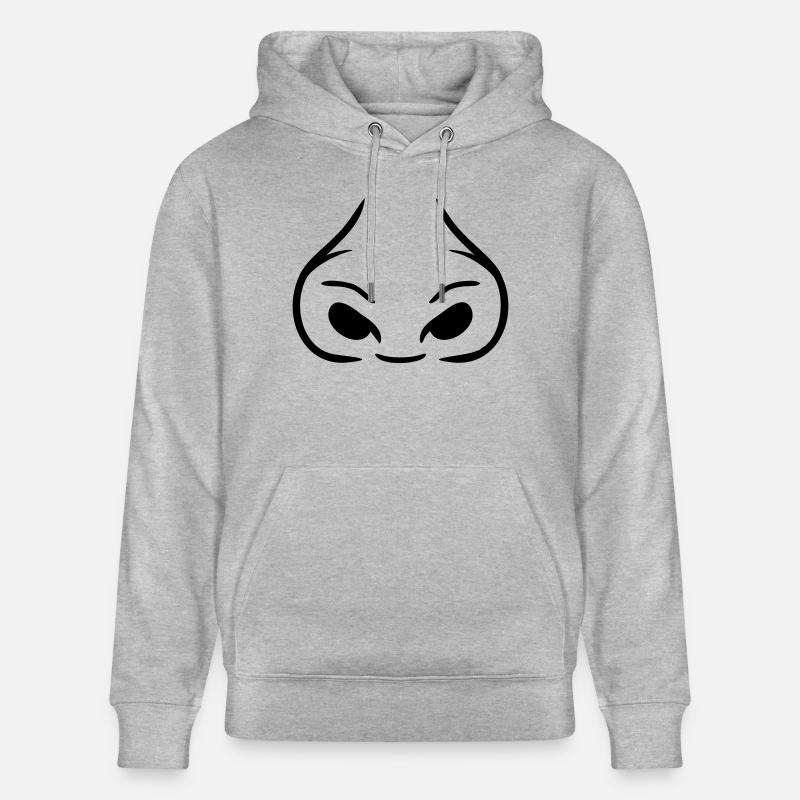 Nez épais de grosses narines - Sweat à capuche bio CRUISER Stanley/Stella Unisexe - gris chiné