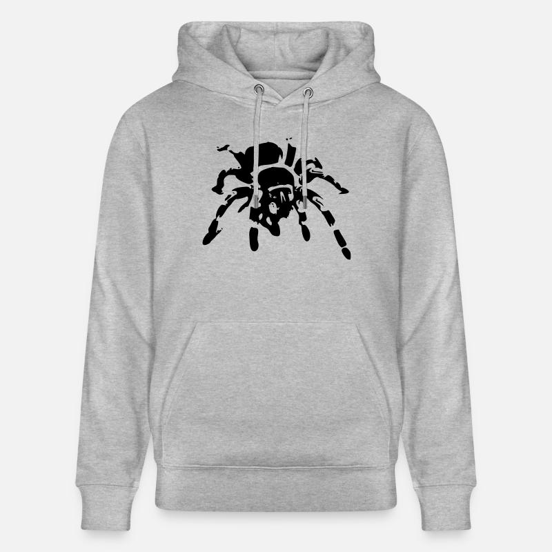 araignée - Sweat à capuche bio CRUISER Stanley/Stella Unisexe - gris chiné