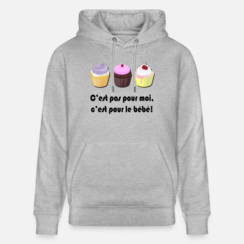pour le bébé - Sweat à capuche bio CRUISER Stanley/Stella Unisexe - gris chiné
