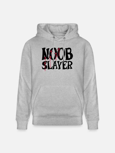 Noob Slayer Shooter - Stanley/Stella Unisex Bio-Hoodie CRUISER - Grau meliert