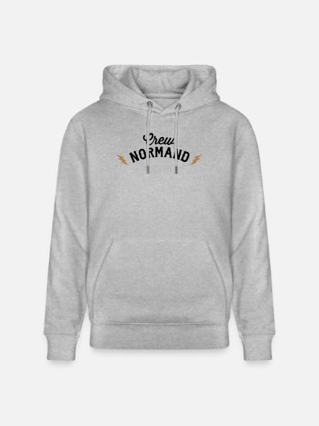 United Normandy - Sweat à capuche bio CRUISER Stanley/Stella Unisexe - gris chiné