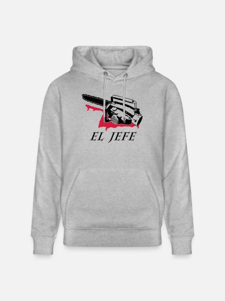 el jefe - Stanley/Stella CRUISER Unisex Organic Hoodie - heather grey