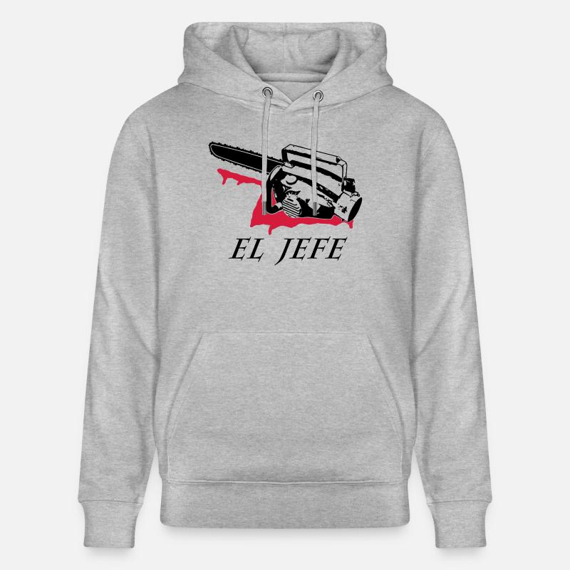 el jefe - Sweat à capuche bio CRUISER Stanley/Stella Unisexe - gris chiné