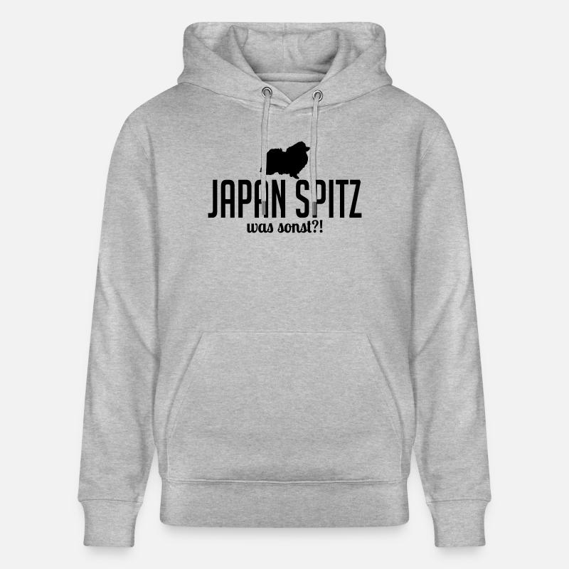 JAPAN SPITZ was sonst - Stanley/Stella Unisex Bio-Hoodie CRUISER  - Grau meliert