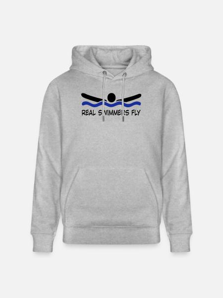 butterfly - Stanley/Stella CRUISER Unisex Organic Hoodie - heather grey